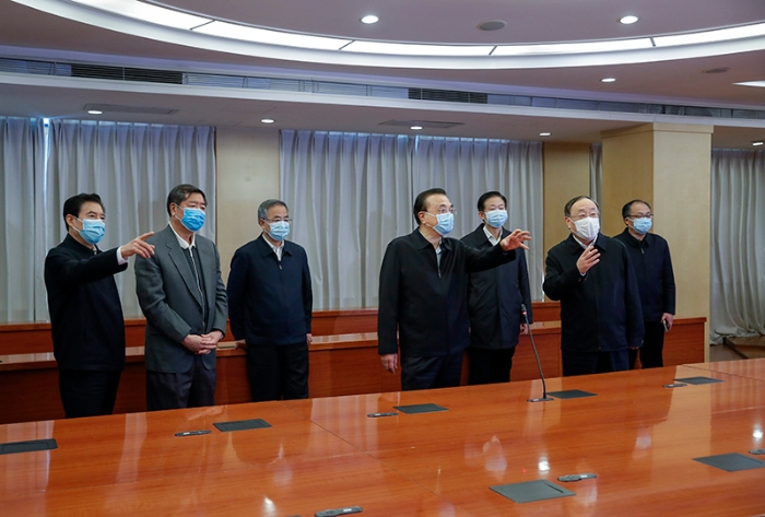 李克强考察全国市场运行与流通发展服务平台和外贸外资协调机制