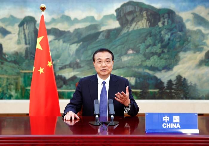 李克强在全球疫苗峰会视频会议上致辞