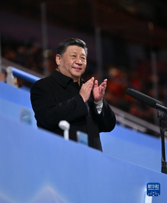 3月4日晚，北京2022年冬残奥会开幕式在国家体育场隆重举行。国家主席习近平出席开幕式并宣布北京2022年冬残奥会开幕。新华社记者 岳月伟 摄
