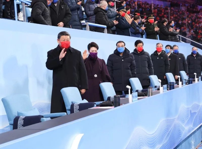 3月13日晚，北京2022年冬残奥会闭幕式在国家体育场隆重举行。习近平、李克强、栗战书、汪洋、王沪宁、赵乐际、王岐山等党和国家领导人出席闭幕式。新华社记者 庞兴雷 摄