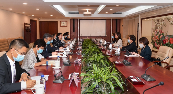 焦红会见澳门特区政府社会文化司欧阳瑜司长